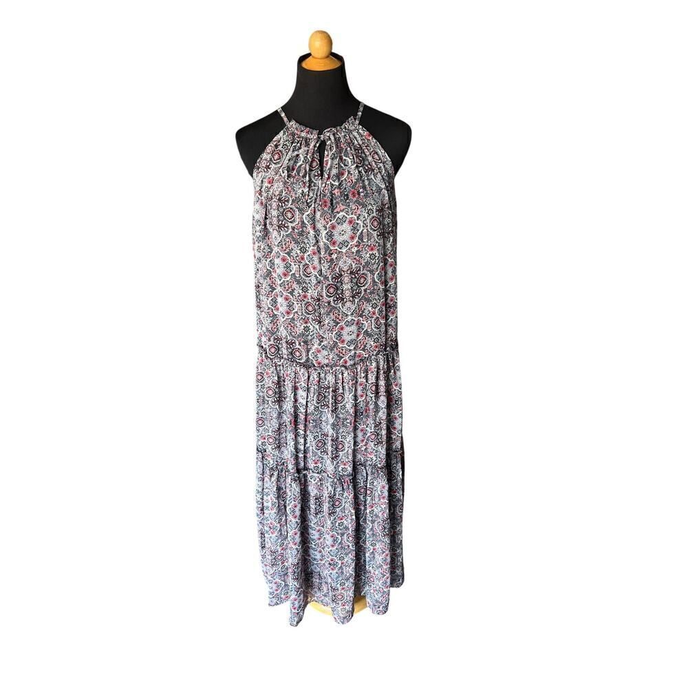 ANTHROPOLOGIE NWT DREW Medallion Sleeveless Boho Prarie Maxi Dress S MSRP $308